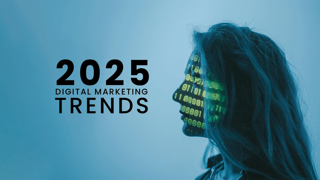 Top digital marketing trends for 2025, including AI, AR/VR, short-form video, voice search, and data privacy.